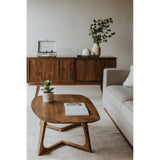 Godenza Brown Small Coffee Table by Moe's Home at Eve Furniture