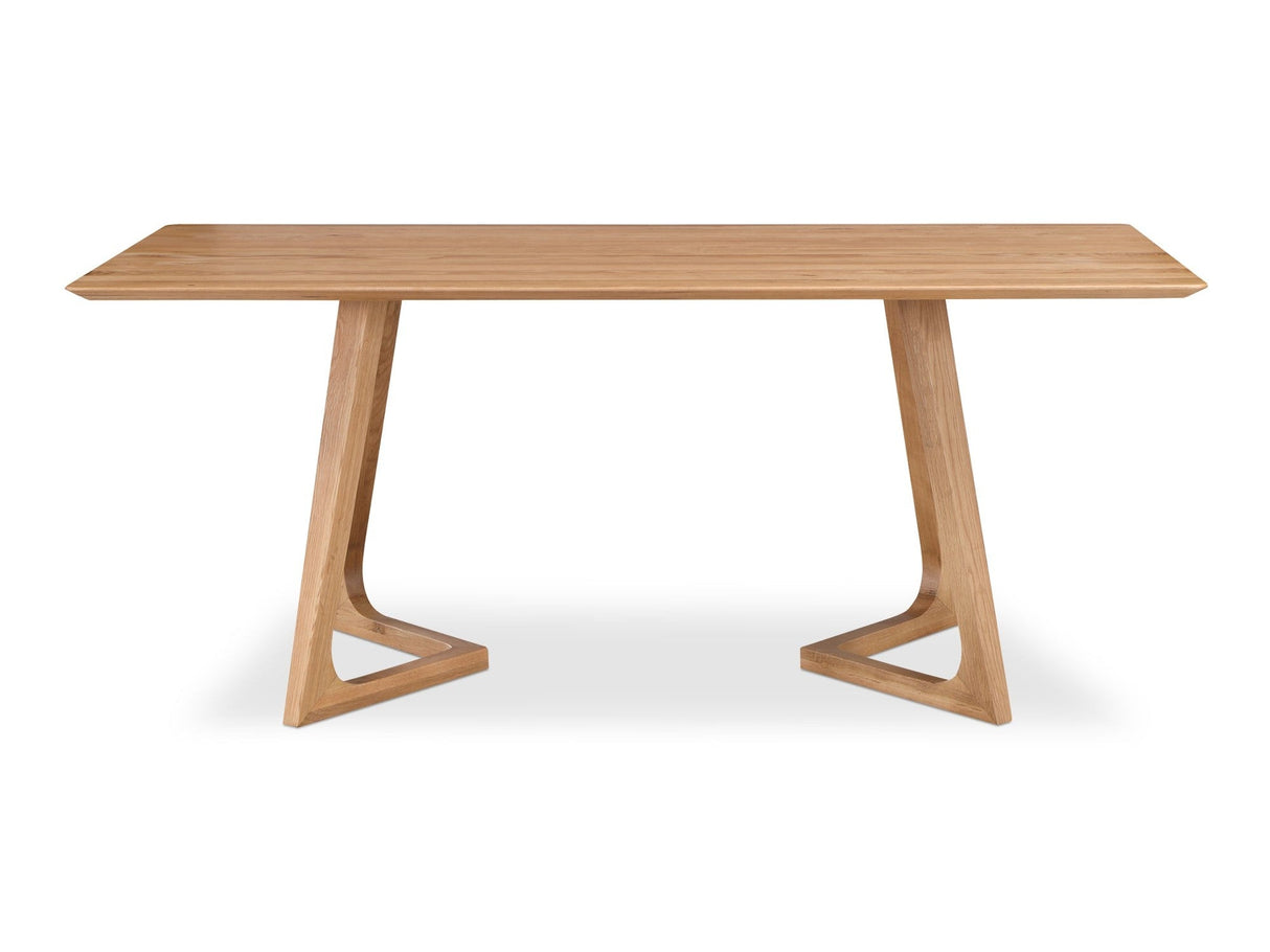Godenza Oak Rectangular Dining Table by Moe's Home at Eve Furniture