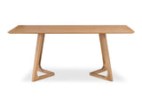 Godenza Oak Rectangular Dining Table by Moe's Home at Eve Furniture