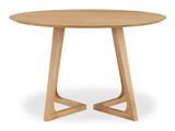 Godenza Oak Round Dining Table by Moe's Home at Eve Furniture