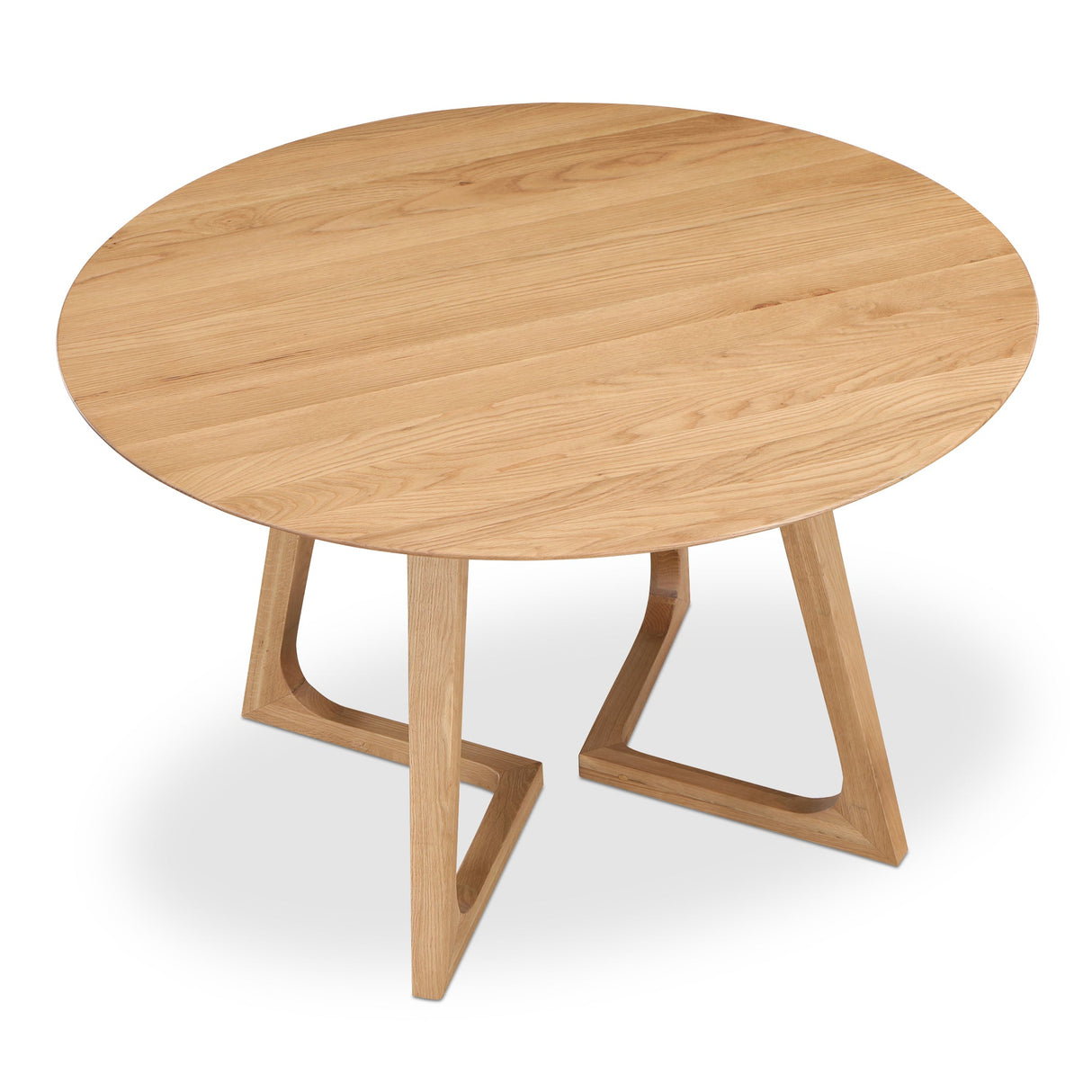 Godenza Oak Round Dining Table by Moe's Home at Eve Furniture