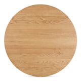 Godenza Oak Round Dining Table by Moe's Home at Eve Furniture