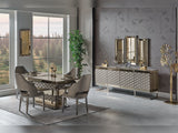 Gokce Diningroom (Consol With Mirror & Dining Table & 6 Dining Chair)