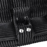 Goodland Black Double Reclining Love Seat with Center Console by Homelegance at Eve Furniture