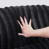 Goodland Black Double Reclining Sofa by Homelegance at Eve Furniture