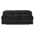 Goodland Black Double Reclining Sofa by Homelegance at Eve Furniture
