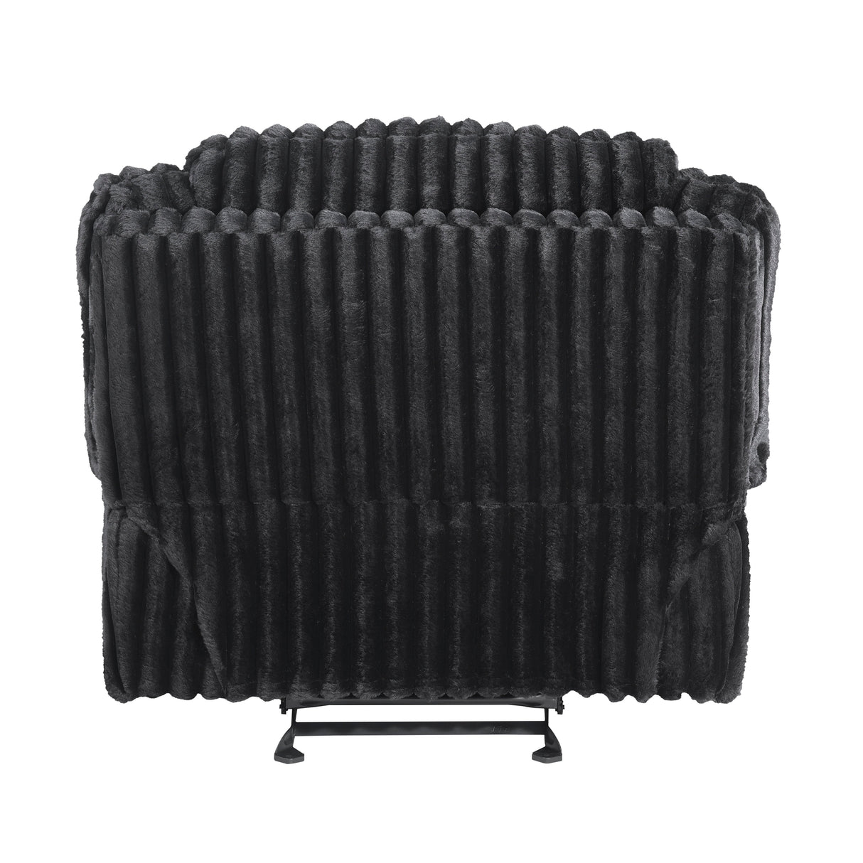 Goodland Black Glider Reclining Chair by Homelegance at Eve Furniture