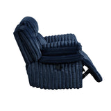 Goodland Blue Glider Reclining Chair by Homelegance at Eve Furniture