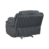 Goodland Dark Gray Glider Reclining Chair by Homelegance at Eve Furniture