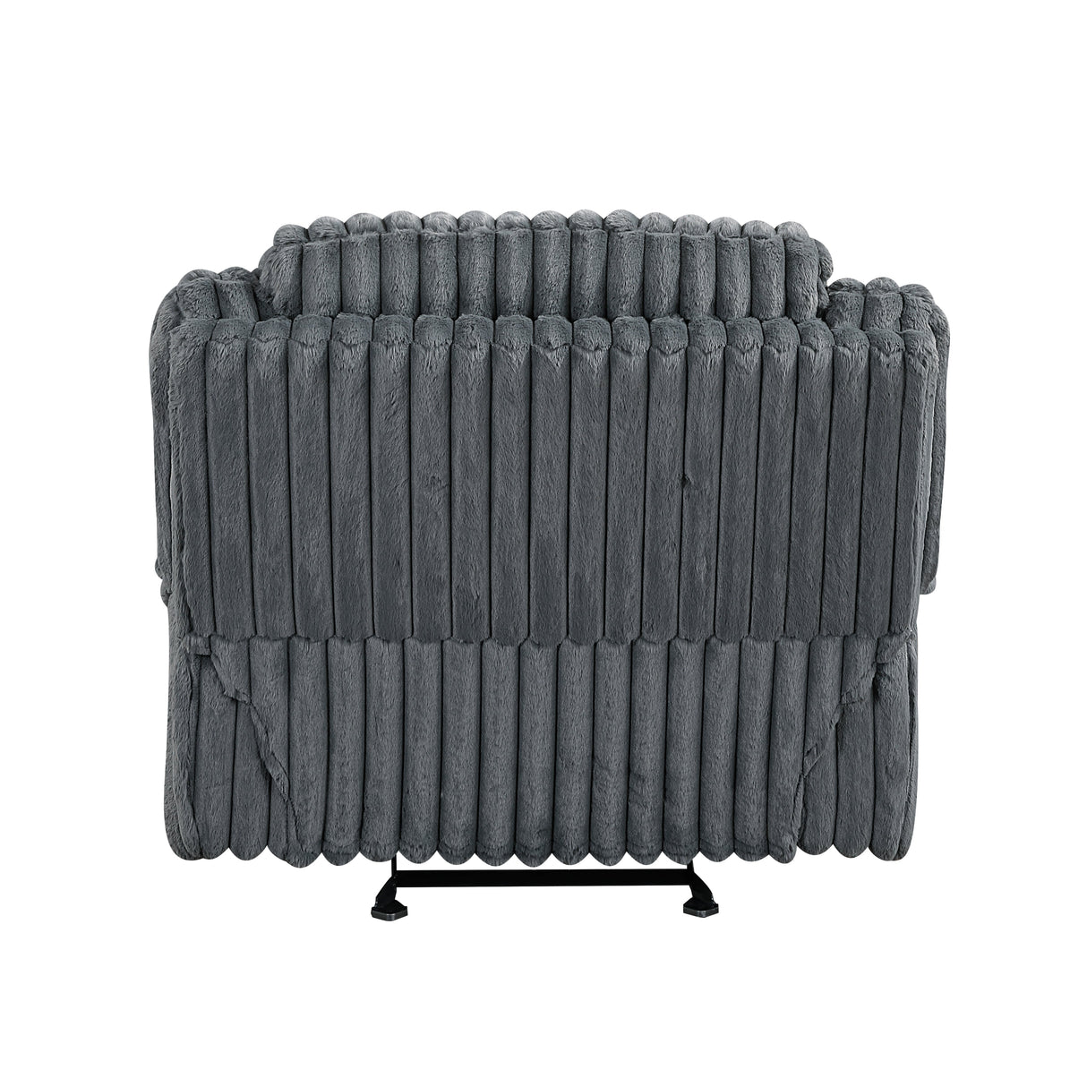 Goodland Dark Gray Glider Reclining Chair by Homelegance at Eve Furniture