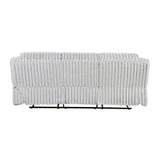 Goodland Gray Double Reclining Sofa by Homelegance at Eve Furniture