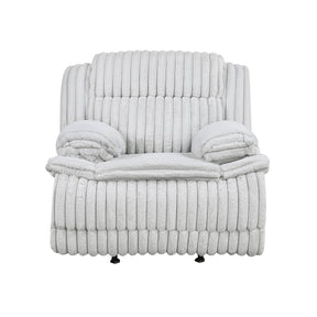 Goodland Gray Glider Reclining Chair by Homelegance at Eve Furniture