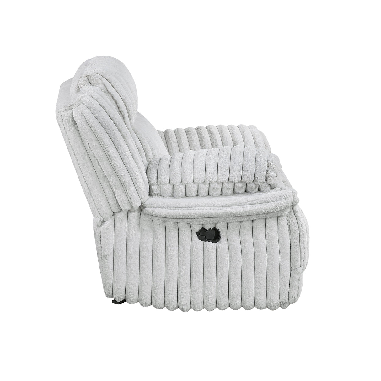 Goodland Gray Glider Reclining Chair by Homelegance at Eve Furniture