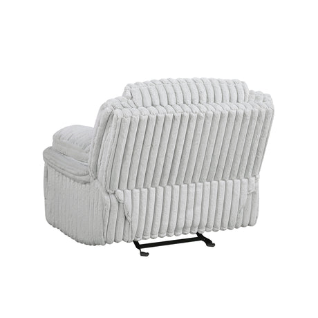 Goodland Gray Glider Reclining Chair by Homelegance at Eve Furniture