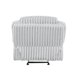 Goodland Gray Glider Reclining Chair by Homelegance at Eve Furniture