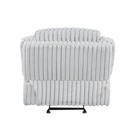 Goodland Gray Glider Reclining Chair by Homelegance at Eve Furniture