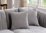 Goodwick Sectional In Light Gray by Furniture of America at Eve Furniture