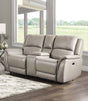 Gorgius Light Gray Power Loveseat by Furniture of America at Eve Furniture