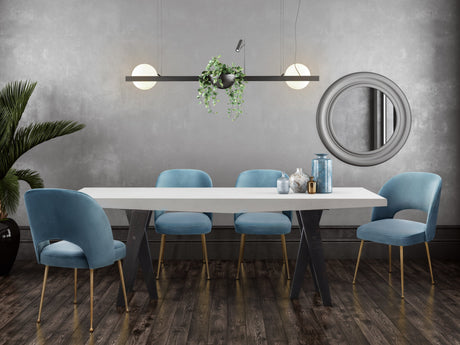 Swell Velvet Dining Chair by TOV Furniture at Eve Furniture