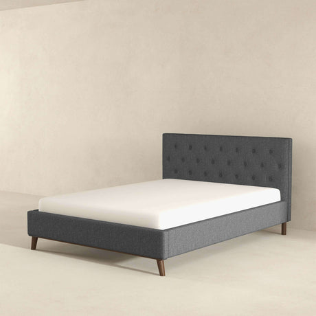 Graceville King Fabric Platform Bed by Ashcroft Imports at Eve Furniture