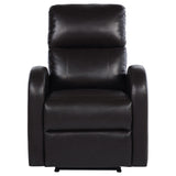 Grant Brown Upholstered Power Recliner Chair by Coaster at Eve Furniture