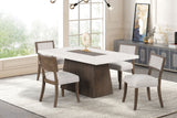 Grasten Dark Walnut Dining Table by Furniture of America at Eve Furniture