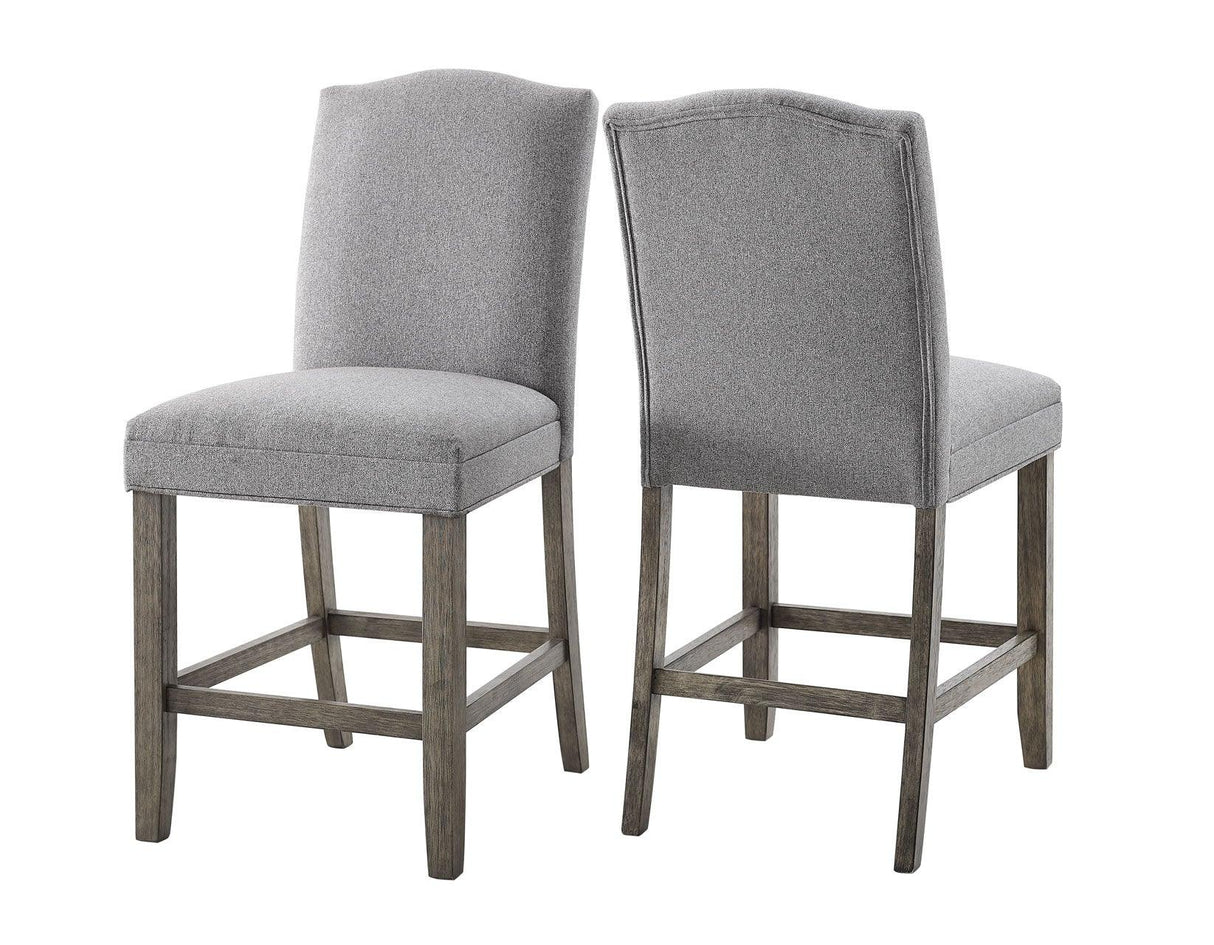 Grayson 24″ Counter Stool, Upholstered, Set of 2 by Steve Silver at Eve Furniture
