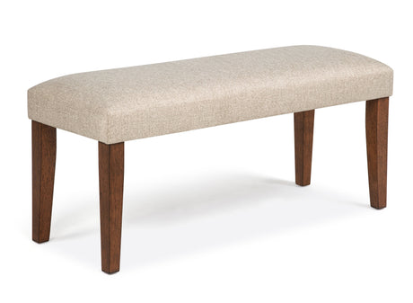 Gregory Beige and Brown Dining Bench by Crown Mark at Eve Furniture