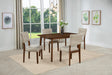 Gregory Beige and Brown Dining Set by Crown Mark at Eve Furniture