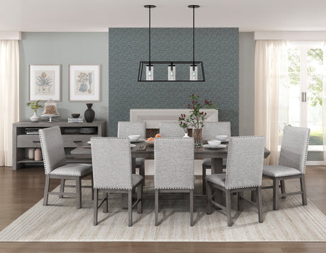 Gresham Gray Dining Set by Homelegance at Eve Furniture