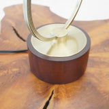 Grid Metal Circular Table Lamp by Ashcroft Imports at Eve Furniture