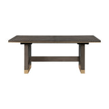Griffin Brown Extendable Dining Table by Homelegance at Eve Furniture
