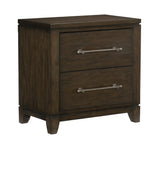 Griggs Dark Brown Panel Bedroom Set by Homelegance at Eve Furniture