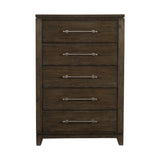 Griggs Dark Brown Panel Bedroom Set by Homelegance at Eve Furniture