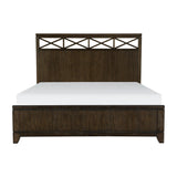 Griggs Dark Brown Panel Bedroom Set by Homelegance at Eve Furniture