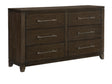Griggs Dark Brown Panel Bedroom Set by Homelegance at Eve Furniture