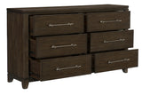 Griggs Dark Brown Panel Bedroom Set by Homelegance at Eve Furniture