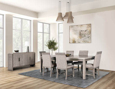 Gristalt Gray/Stone Gray Dining Table by Furniture of America at Eve Furniture