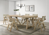 Guisborough Oak Arm Chair by Furniture of America at Eve Furniture