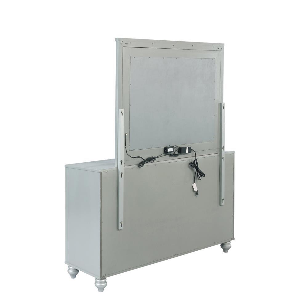 Gunnison Silver Metallic 6-Drawer Dresser by Coaster at Eve Furniture