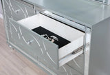 Gunnison Silver Metallic 6-Drawer Dresser by Coaster at Eve Furniture