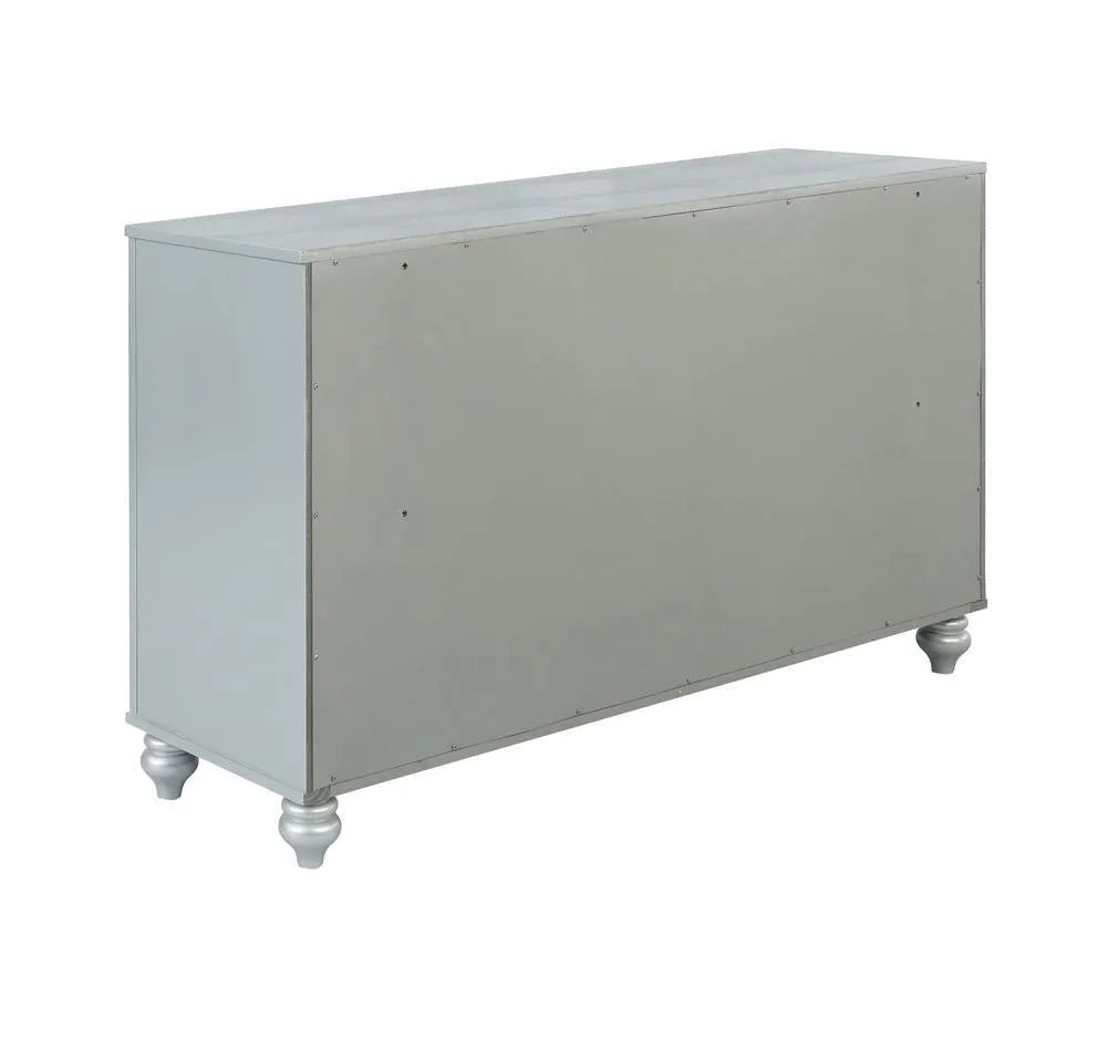 Gunnison Silver Metallic 6-Drawer Dresser by Coaster at Eve Furniture