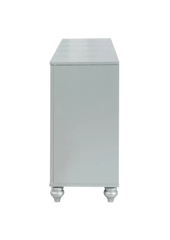Gunnison Silver Metallic 6-Drawer Dresser by Coaster at Eve Furniture