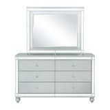 Gunnison Silver Metallic 6-Drawer Dresser by Coaster at Eve Furniture