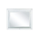 Gunnison Silver Metallic Dresser Mirror with LED Lighting by Coaster at Eve Furniture