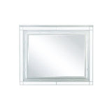 Gunnison Silver Metallic Dresser Mirror with LED Lighting by Coaster at Eve Furniture