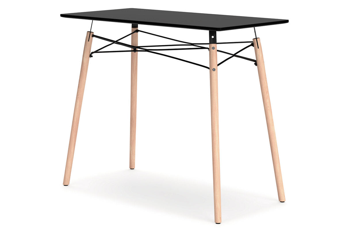 Jaspeni Black/Natural Home Office Desk