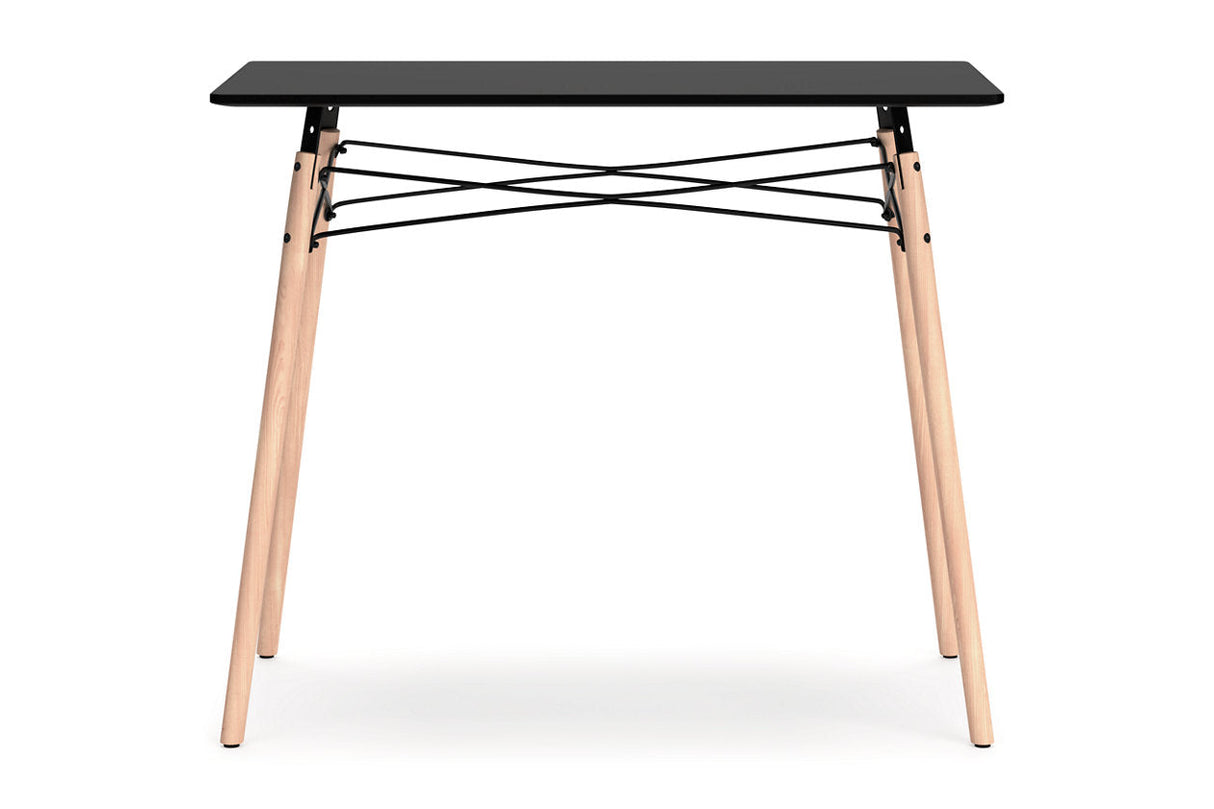 Jaspeni Black/Natural Home Office Desk