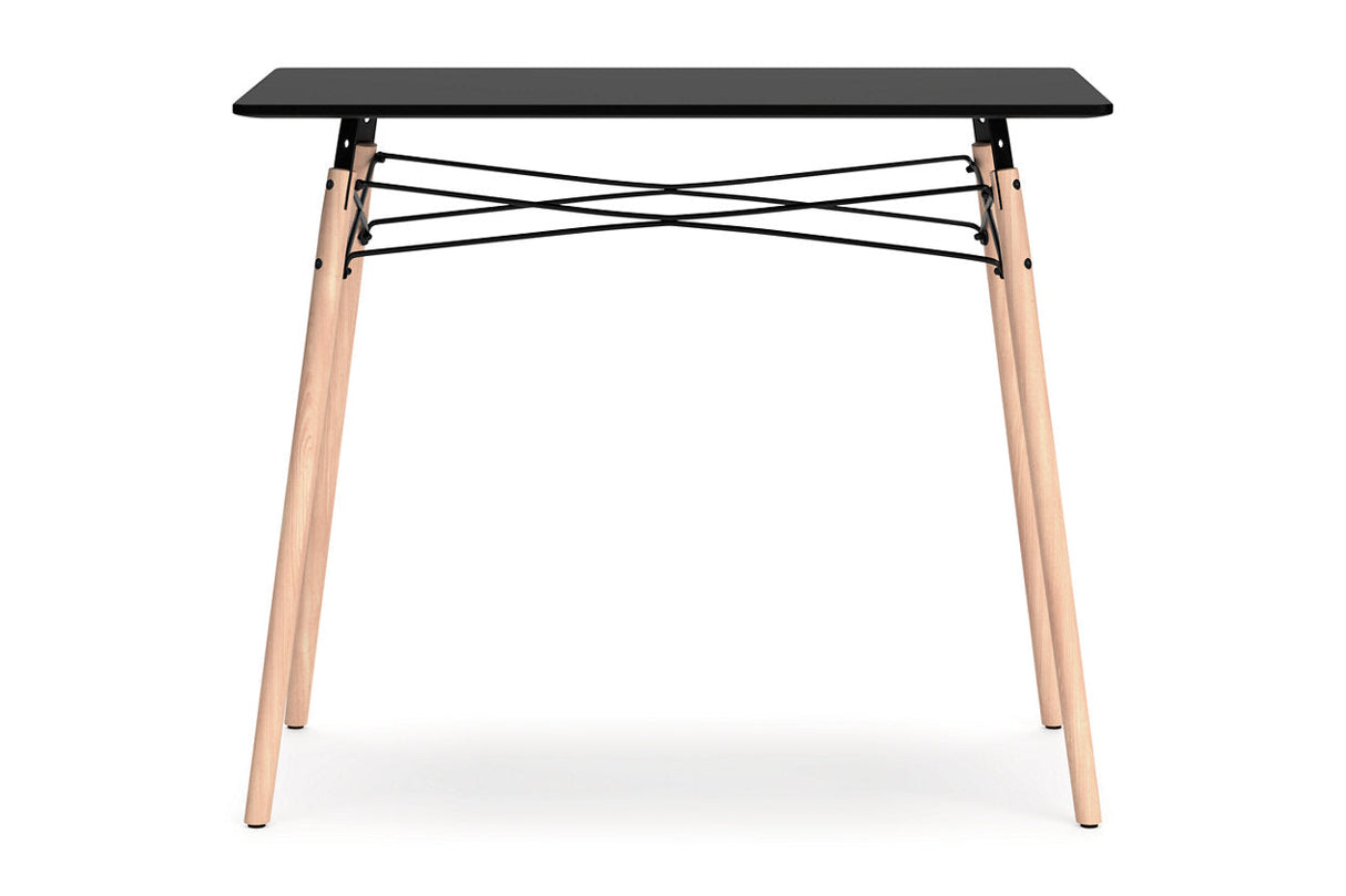 Jaspeni Black/Natural Home Office Desk