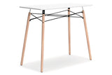 Jaspeni White/Natural Home Office Desk